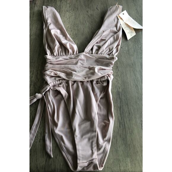 We are HAH Cut to the Chase Lilac Swimsuit - S - Picture 4 of 7